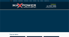 Desktop Screenshot of maxpowerbaterias.com.br
